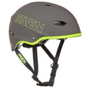 Cyklistická prilba RAVEN F511 Grey/Lime S (54-56)