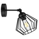 Drôtené nástenné svietidlo Loft Edison vyrobené z LED drôtu