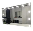 ZRKADLO 140x80 Hollywood led na make-up, vizáž