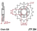 JT JTF284.13 PREDNÉ OZUBENÉ KOLO