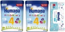 HUMANA 4 NÁSLEDNÉ MLIEKO PO 24 M+ 2x650G Utierky