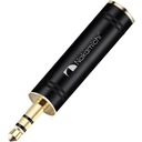 Adaptér mini jack 3,5 mm samec jack zásuvka 6,3 mm samica Nakamichi HQ Gold