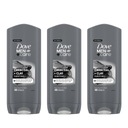 Dove Men Charcoal+Clay Pánsky sprchový gél 3x400ml