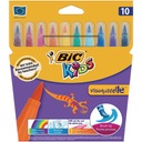 BIC KIDS Visaquarelle Brush markery 10 farieb