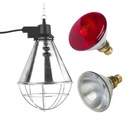 Umelá výhrevná lampa pre sliepky + radiátor SET