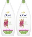 DOVE Glowing Lotus sprchový gél 2 x 400 ml