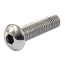 5ks Inch Bolt 3/8-16 X 3/4 Stainless Harley