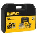 DEWALT DWMT73801-1 SADA ZÁSUVKOVÝCH KĽÚČOV 108 ks