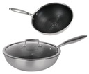 Oceľ WOK 30cm Hlboká PAN 4.2 Indukcia Plyn