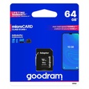 PAMÄŤOVÁ KARTA GOODRAM MicroSD 64GB Class 10 + SD