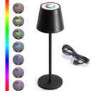 STOLNÁ LAMPA DOTYKOVÁ LED NOČNÁ LAMPA RGB 8 FAREB