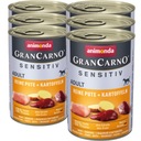 Animonda DOG GranCarno Sensitiv SET 6x400g - Morka + zemiaky