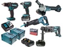 MAKITA COMBO SADA 5 NÁRADÍ 18V BATÉRIE 3*5ah