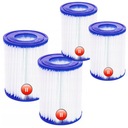 4x filter pre bazénové čerpadlo Bestway 58386 a 58383 TYP II 2 vložka filtra