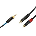 SSQ MiJRCA3 - stereo mini jack kábel - 2xRCA, 3 metre