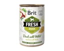 BRIT FRESH KAČIČKA S PROSOM Mokré krmivo pre psov 6x400g