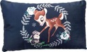 DISNEY BAMBI veľký zamatový dekoračný vankúš 50x30