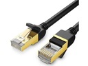 Plochý sieťový kábel UGREEN Ethernet RJ45, čierny