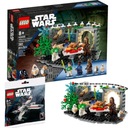 LEGO STAR WARS VIANOČNÁ DIORÁMA MILENNIUM FALCON 40658 + SET LEGO 30654