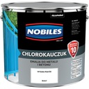 Nobiles Enamel Chlórová guma na kov Biela 10L