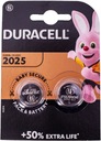 10x BATÉRIA DURACELL CR2025 DL 2025 LÍTIOVÁ BATÉRIA