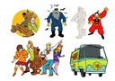 Potlač cukrovej pasty na tortu Scooby Doo 1