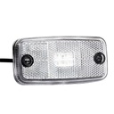 LED lampa Biele obrysové svetlo 12V prívesu