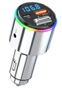 BC88 FM Car Transmitter USB nabíjačka QC 3.0 Car LED Bluetooth