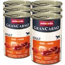 Animonda GranCarno Adult 6x400g Hovädzie + Kuracie