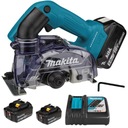 LXT REZAČ Makita DCC500Z + 2X5AH + RÝCHLA NABÍJAČKA 18V ​​125 mm 8800