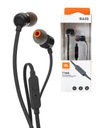 KÁBLOVÉ SLÚCHADLÁ DO UŠÍ ČIERNA / JBL T160