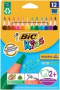 Bic Eco Evolution TRIANGLE Ceruzky 12 farieb