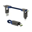 ADAPTÉR IPHONE USB BLESKOVÝ KÁBEL USB C 6v1