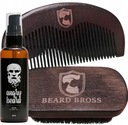 Hrebeň s kefou Angry Beard ZEUS Beard Oil