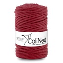 Colinea String sa prepletala pre makramu 100% bavlnu, 5 mm 100 m, Burgundsko