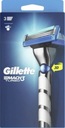 Gillette Mach 3 Turbo 3D holiaci strojček + 1 náhradná čepeľ