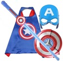 4 DIELNY OBLEK MASKY CAPTAIN AMERICA