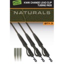 Fox Edges Kwik Change Lead Clip Tubing Rigs, veľkosť 7