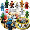 SADA TORTOVÝCH TORT LEGO NINJAGO + POSTAVIČKY 8 ks