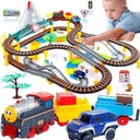 WOOPIE Electric Train 2v1 Race Track Train Viaduct Auto XXL 192 e