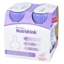 NUTRIDRINK jahodová príchuť 4 x 125 ml NUTRICIA