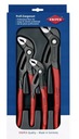 KNIPEX COBRA kliešte na potrubie sada kľúčov 00 20 09 V02 3ks