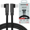 SWISSTEN Uhlový nabíjací kábel USB-C - USB-C 1,2 m