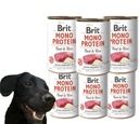 Brit MONO PROTEIN Beef Brown Rice Hovädzie mäso a hnedá ryža 24x400g