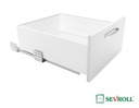 SEVROLLBOX SLIM ZÁSUVKA H-199 L=450 BIELA