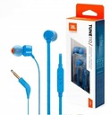 JBL Tune 110 T110 Blue káblové slúchadlá do uší Svetlomodré