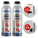 DEET sprej na komáre a kliešte 50% 180ml Bros x2