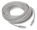 Patchcord RJ45/6/15-GREY UTP kat.6 sivý 15m