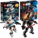 LEGO STAR WARS 75390 X-WING MECHAN LUKE SKYWALKER + MECH BOJ DARTHA VADERA