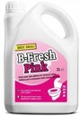 B-Fresh Pink 2L turistický splachovací prostriedok na toalety